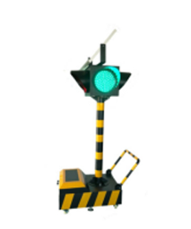尉犁太阳能移动信号灯